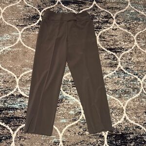 Larry Levine Olive Straight-Leg Women's Trousers